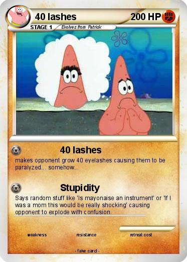 Pokemon 40 lashes