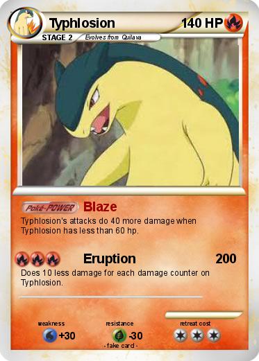 Pokemon Typhlosion
