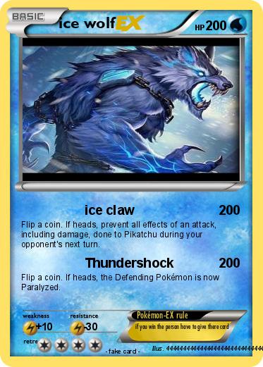 Pokemon ice wolf