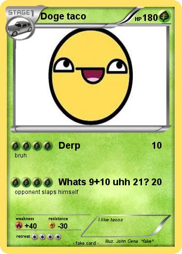 Pokemon Doge taco