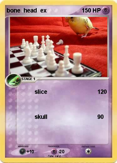 Pokemon bone  head  ex