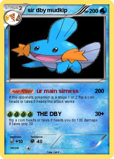 Pokemon sir dby mudkip