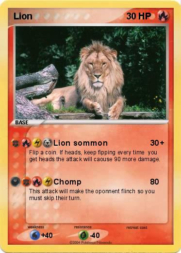 Pokemon Lion