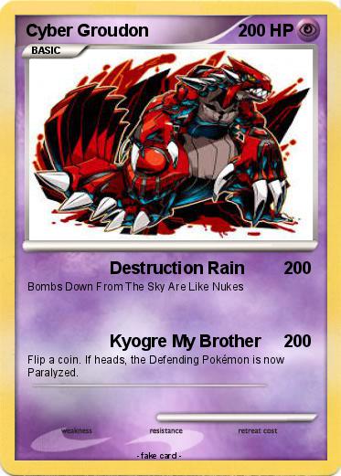 Pokemon Cyber Groudon