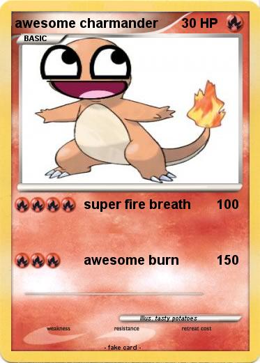 Pokemon awesome charmander