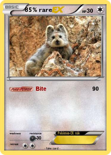 Pokemon 85% rare
