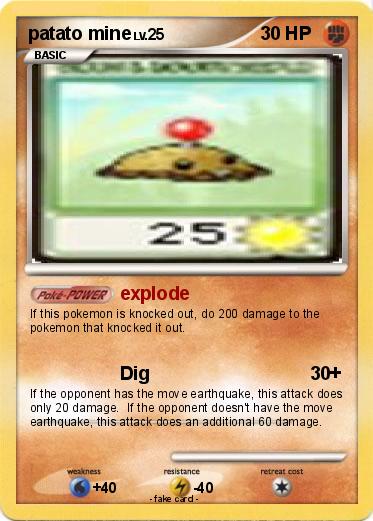 Pokemon patato mine