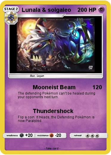 Pokemon Lunala & solgaleo