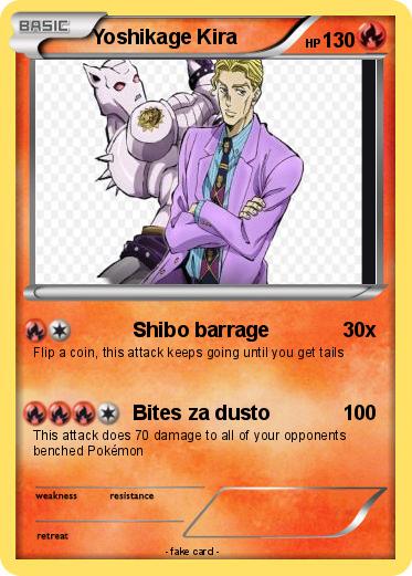Pokemon Yoshikage Kira