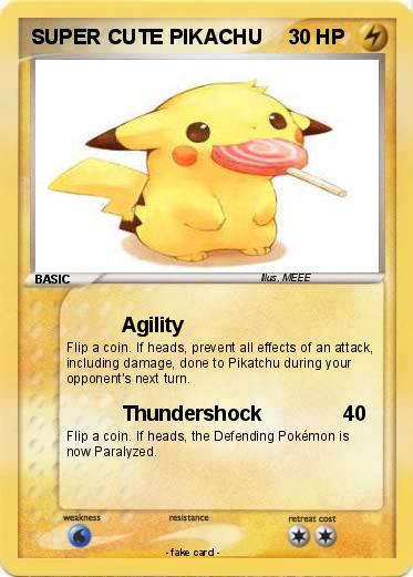 Pokemon SUPER CUTE PIKACHU