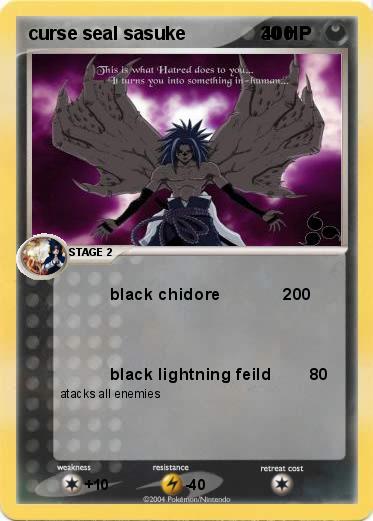 Pokemon curse seal sasuke               400