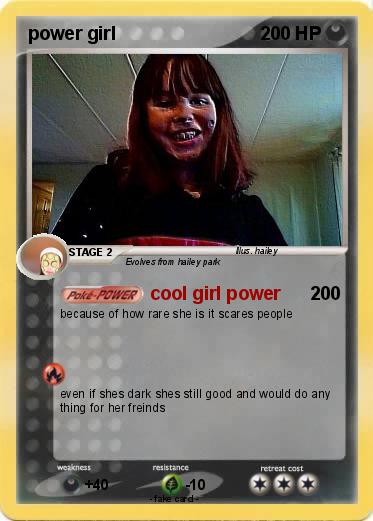 Pokemon power girl