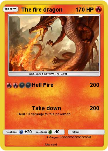Pokemon The fire dragon