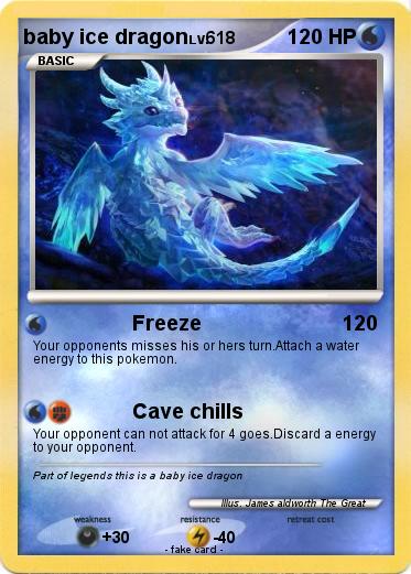 Pokemon baby ice dragon