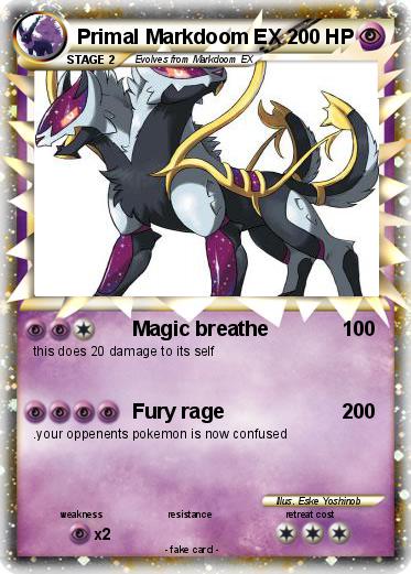 Pokemon Primal Markdoom EX