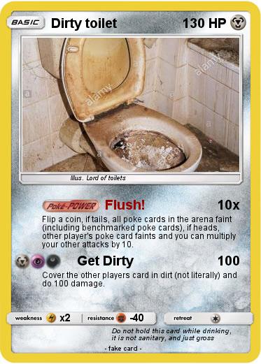 Pokemon Dirty toilet