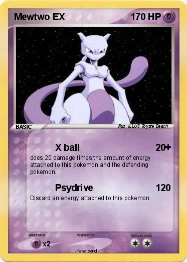 Pokemon Mewtwo EX