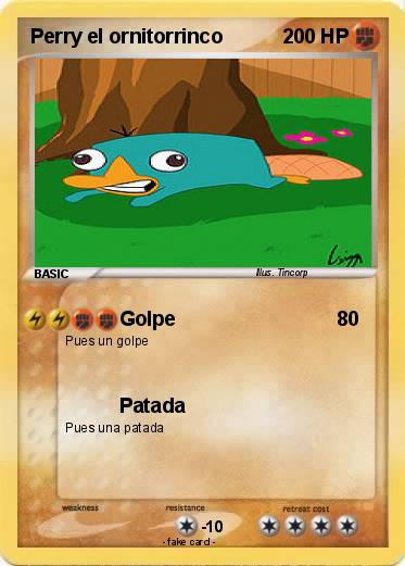 Pokemon Perry el ornitorrinco