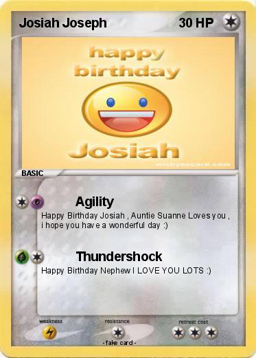 Pokemon Josiah Joseph