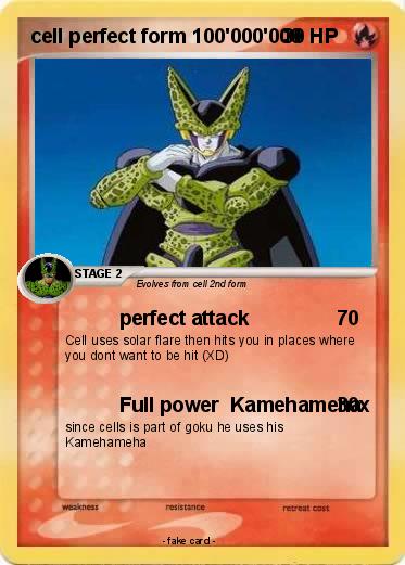 Pokemon cell perfect form 100'000'000
