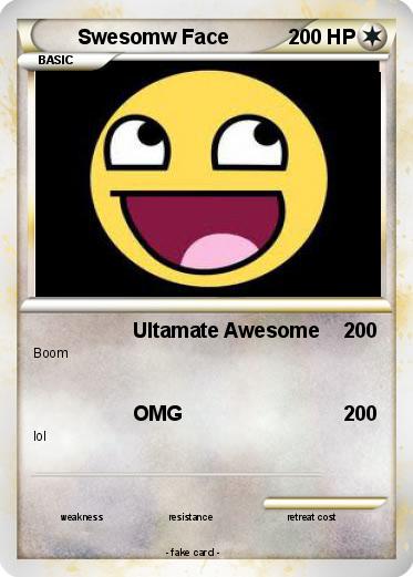 Pokemon Swesomw Face