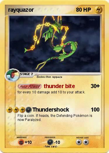 Pokemon rayquazor
