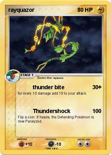 Pokemon rayquazor