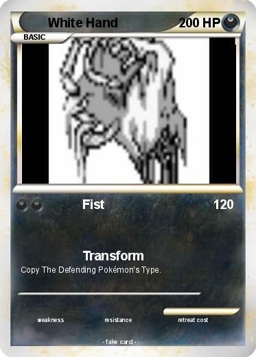 Pokemon White Hand