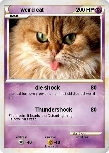 Pokemon weird cat