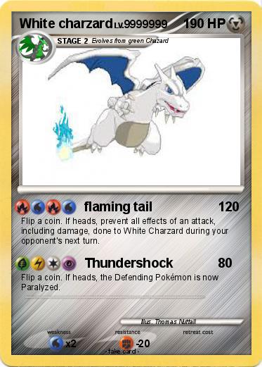 Pokemon White charzard