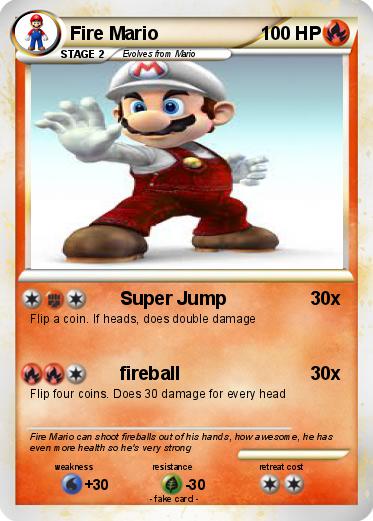 Pokemon Fire Mario