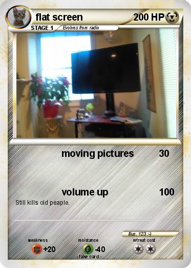 Pokemon flat screen