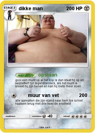 Pokemon dikke man