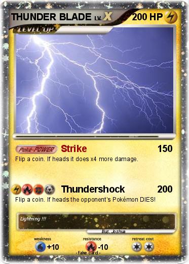 Pokemon THUNDER BLADE