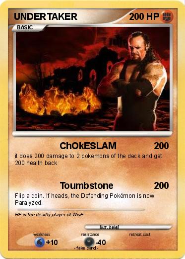 Pokemon UNDERTAKER Pokemon UNDERTAKER
