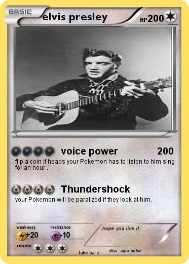 Pokemon elvis presley
