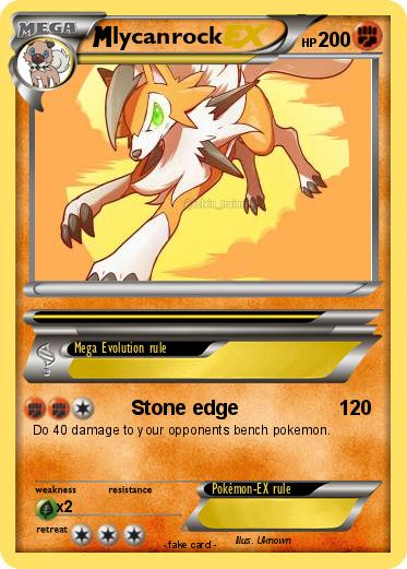 Pokemon lycanrock