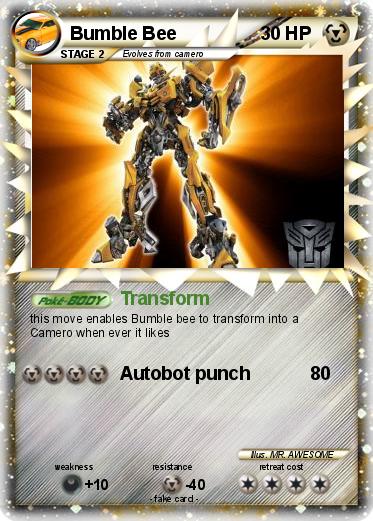 Pokemon Bumble Bee