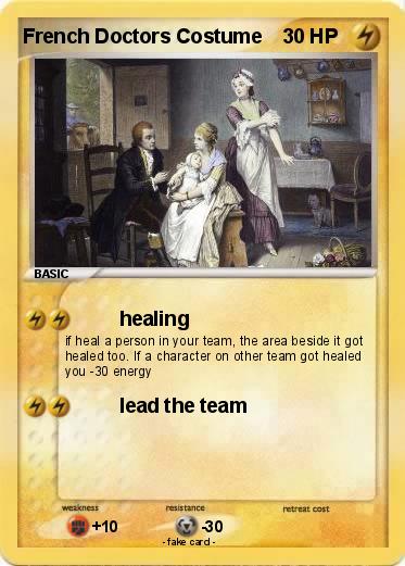 Pokemon French Doctors Costume