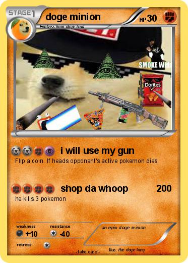 Pokemon doge minion