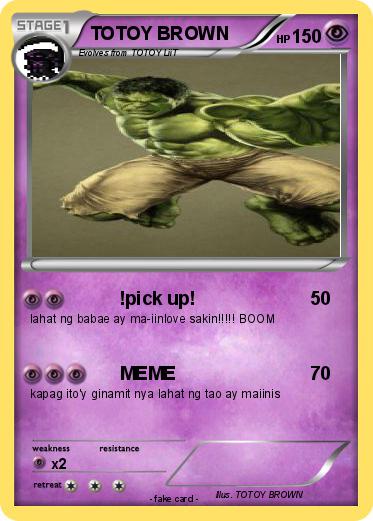 Pokemon TOTOY BROWN
