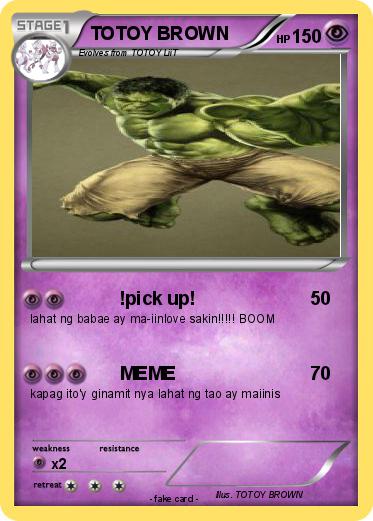 Pokemon TOTOY BROWN