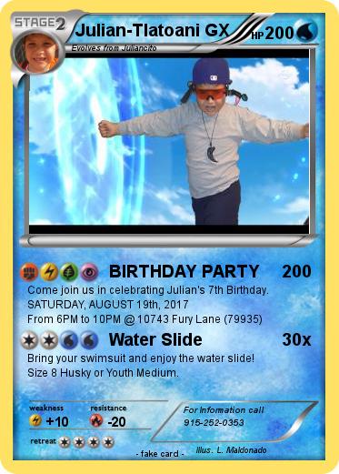 Pokemon Julian-Tlatoani GX