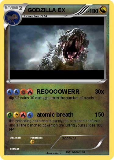 Pokemon GODZILLA EX