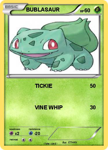 Pokemon BUBLASAUR