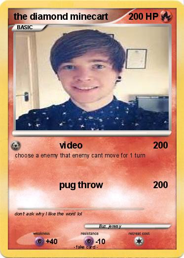 Pokemon the diamond minecart