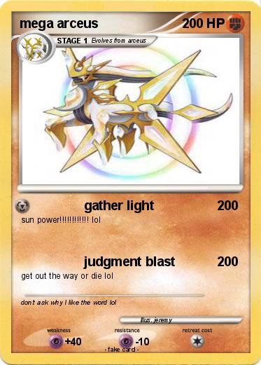 Pokemon mega arceus