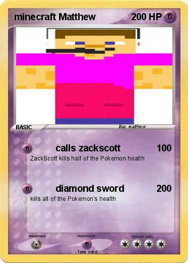Pokemon minecraft Matthew
