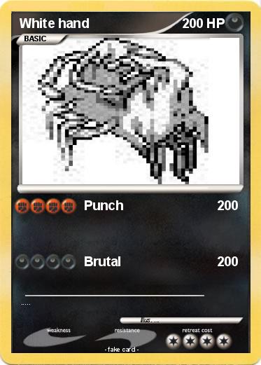 Pokemon White hand