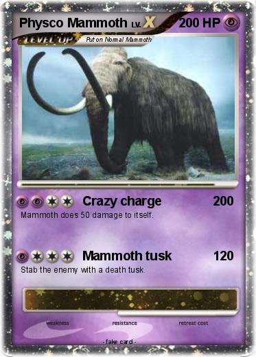 Pokemon Physco Mammoth
